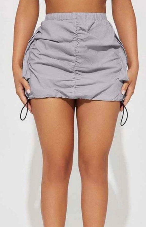 Jogger skirt with side pocket